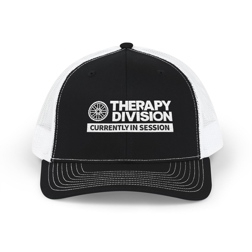 Therapy Division Trucker Cap — "Currently In Session" Snapback Hat