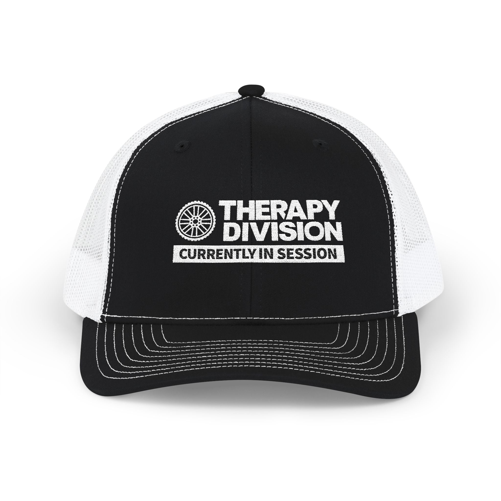 Therapy Division Trucker Cap — "Currently In Session" Snapback Hat
